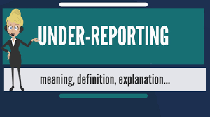 What is UNDER-REPORTING? What does UNDER-REPORTING mean? UNDER-REPORTING  meaning - YouTube
